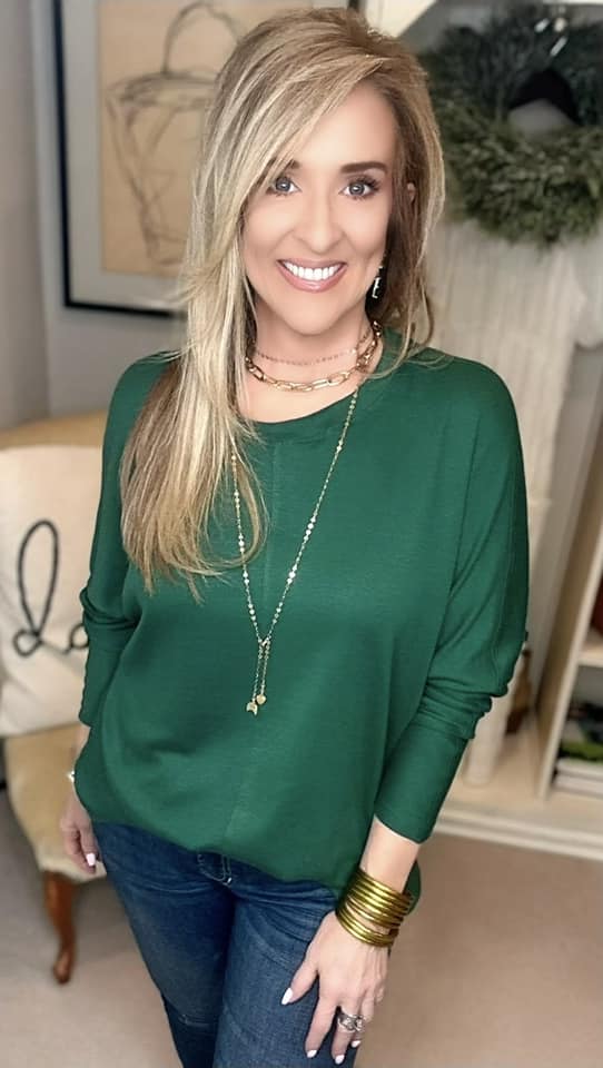 Double Take Full Size Round Neck Long Sleeve T-Shirt