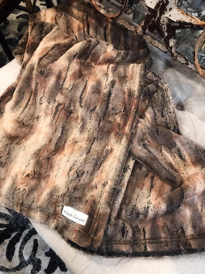 Amber Fox Minky Blanket
