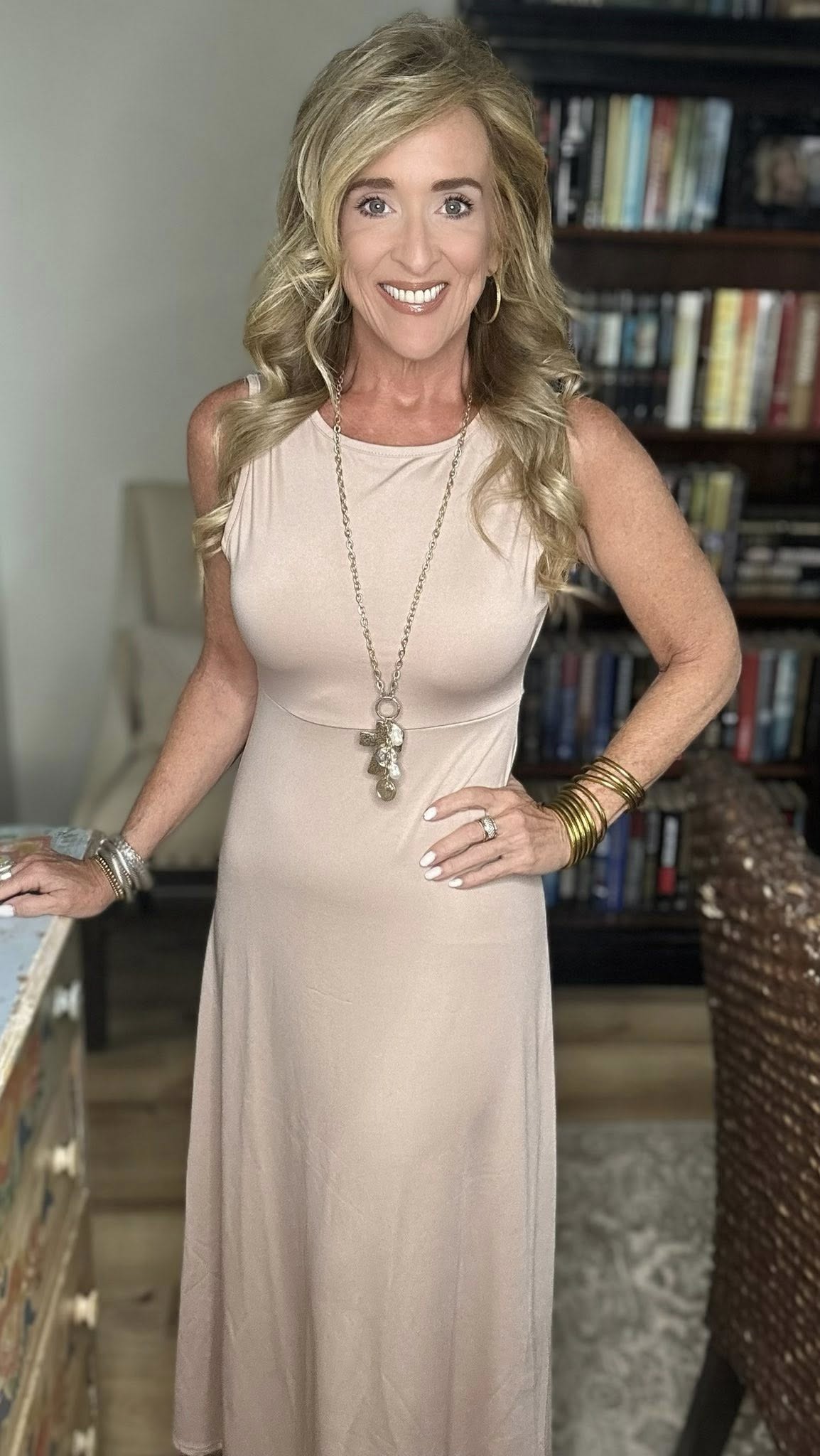 Sleeveless Flowy Maxi Dress