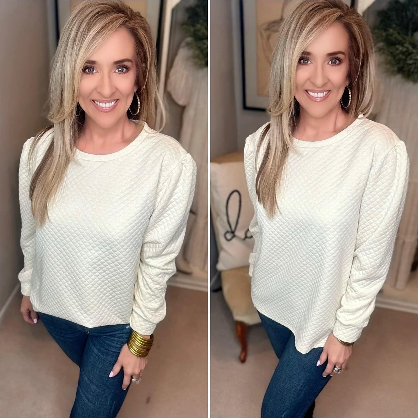 Round Neck Long Sleeve Pullover