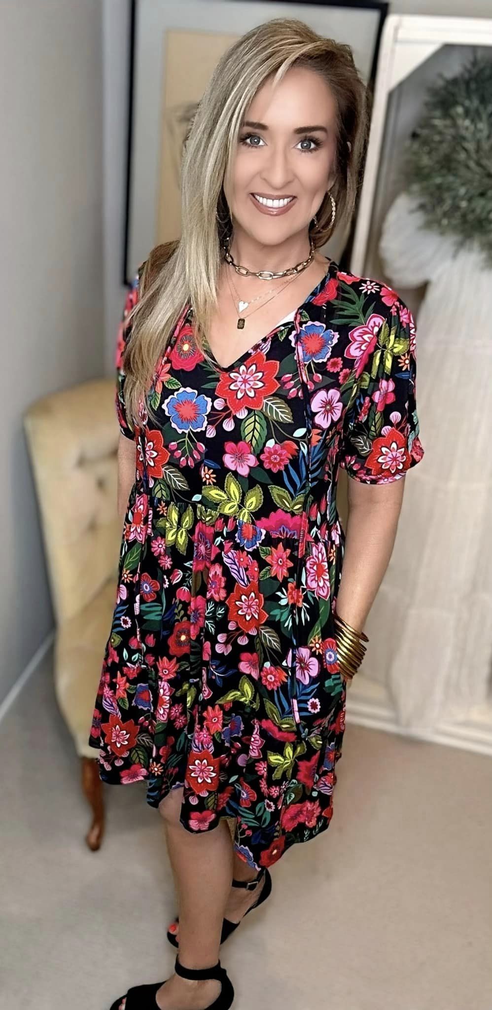 Be Someone Floral Dress