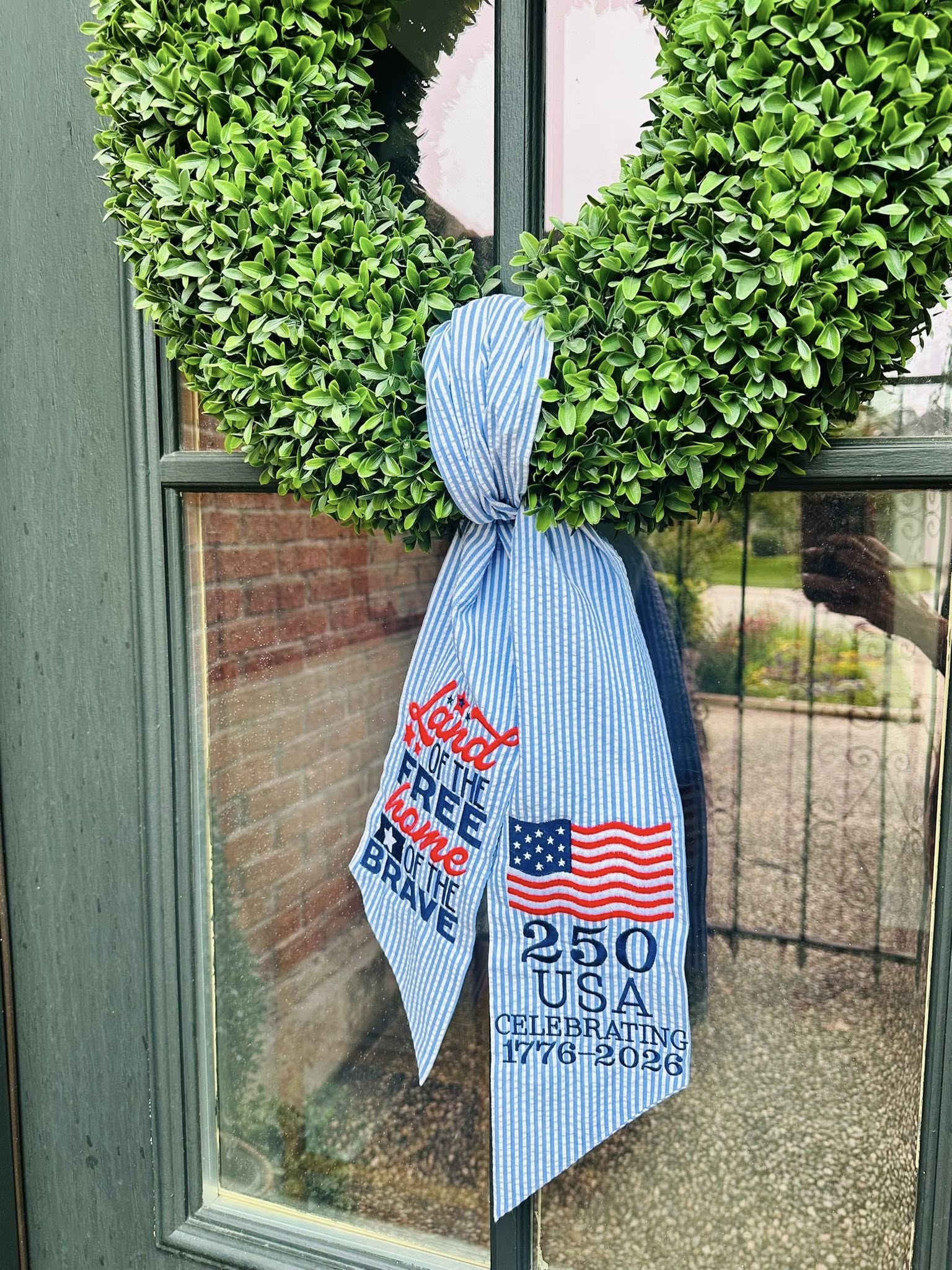 AMERICA 250 Wreath Sash