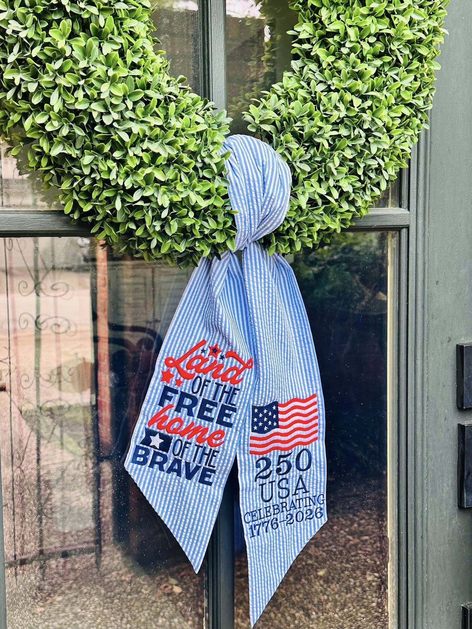 AMERICA 250 Wreath Sash