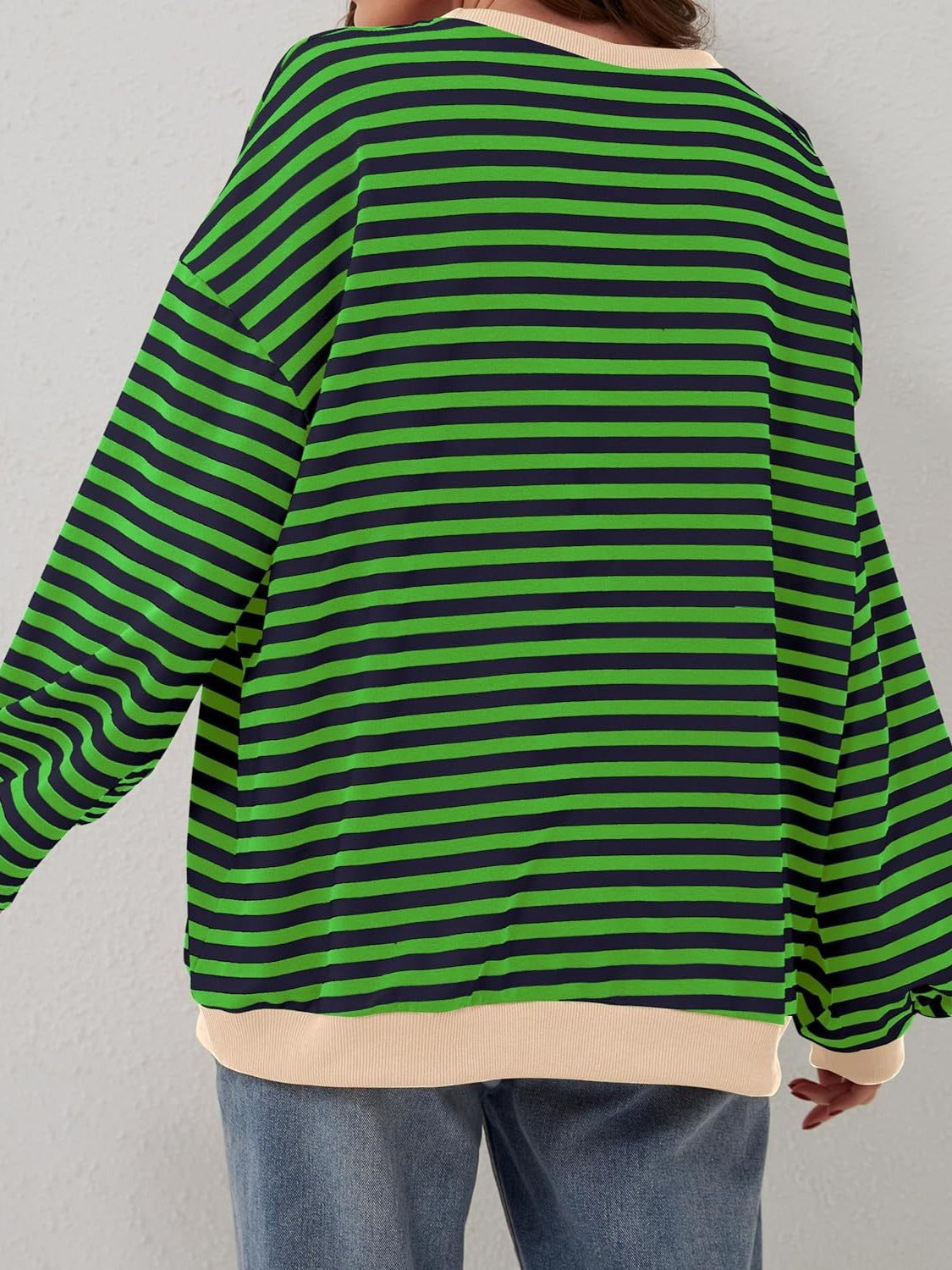 Relaxed Striped Pullover