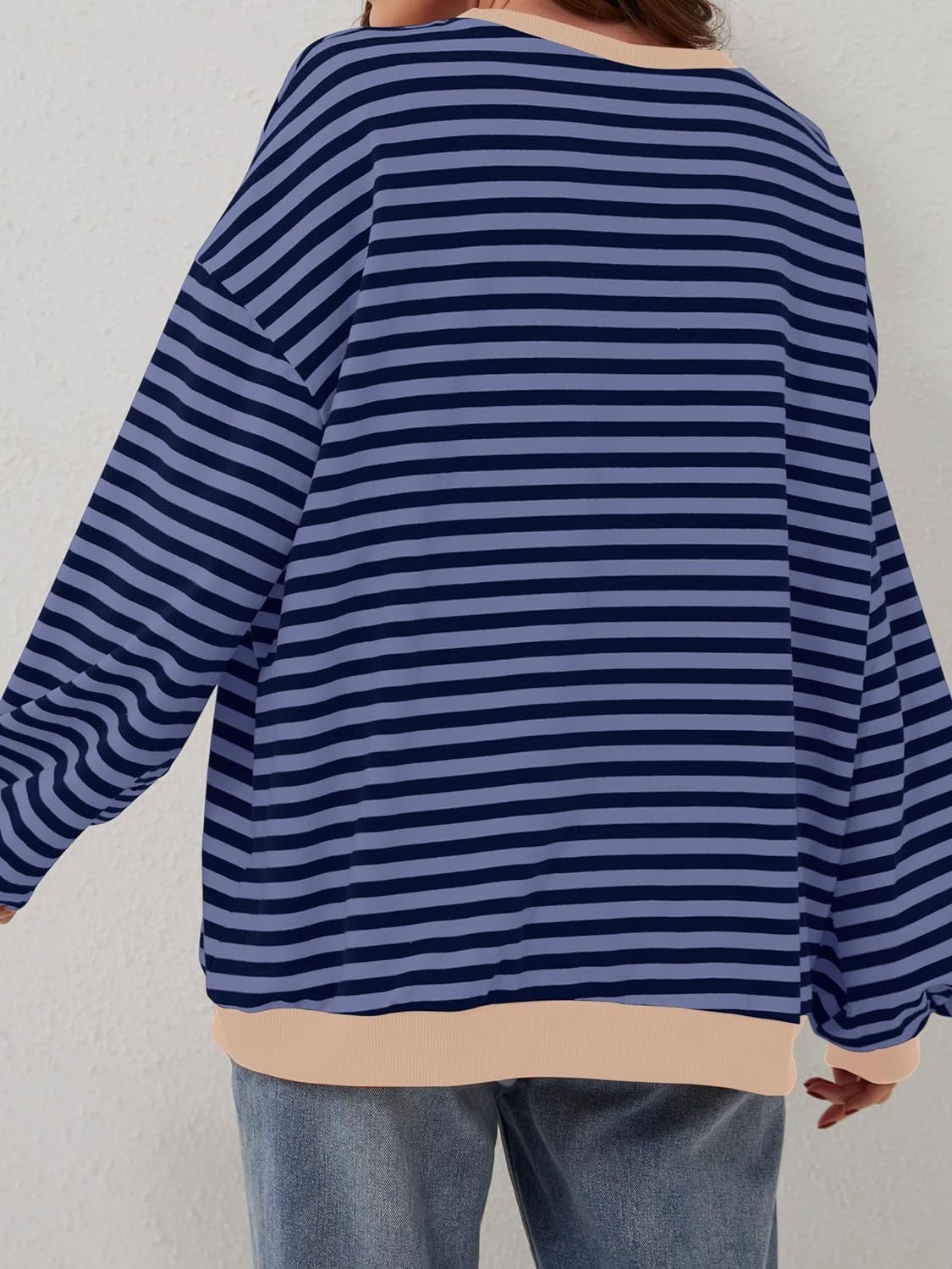 Relaxed Striped Pullover