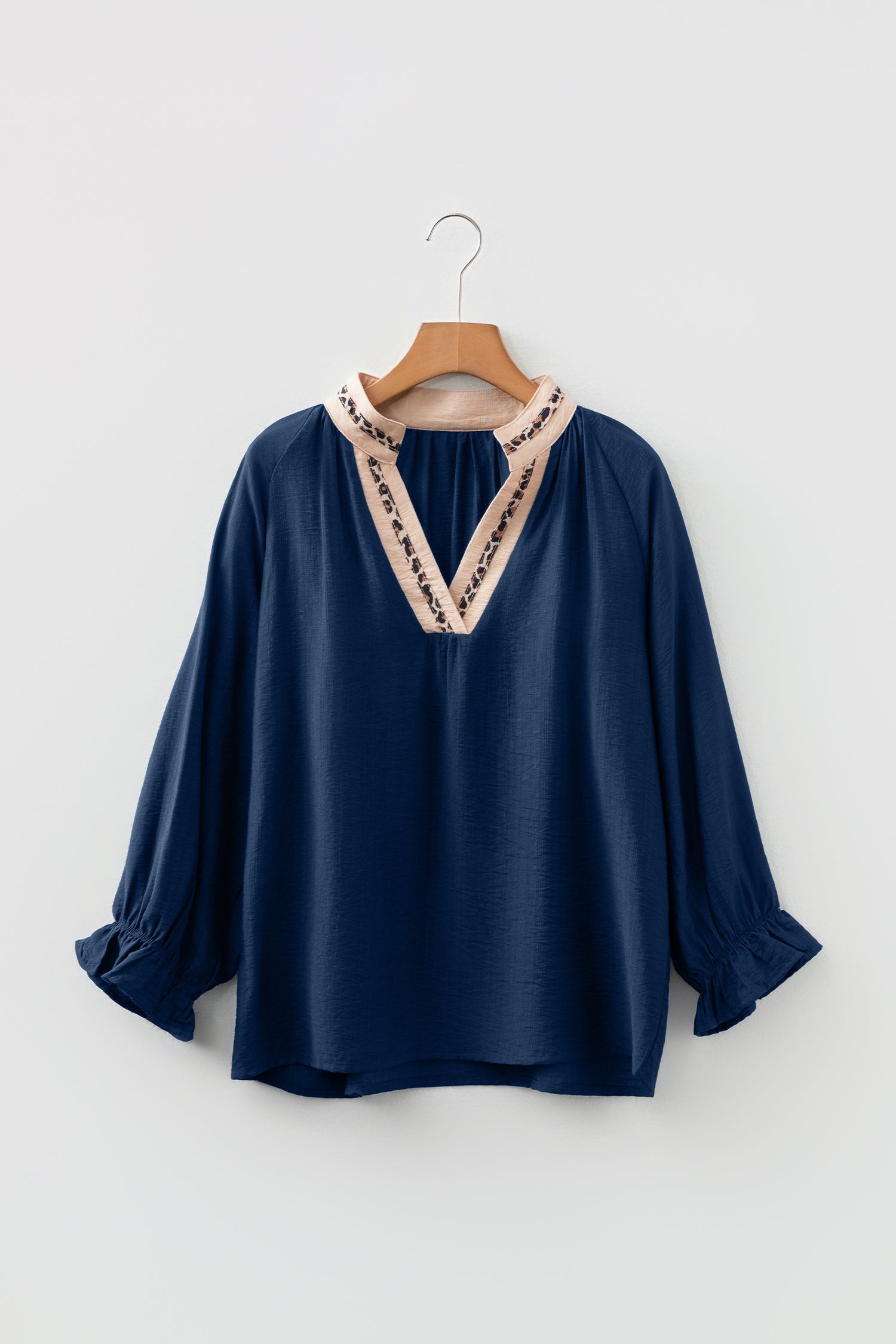 Soraya Flounced Bracelet Sleeve Blouse
