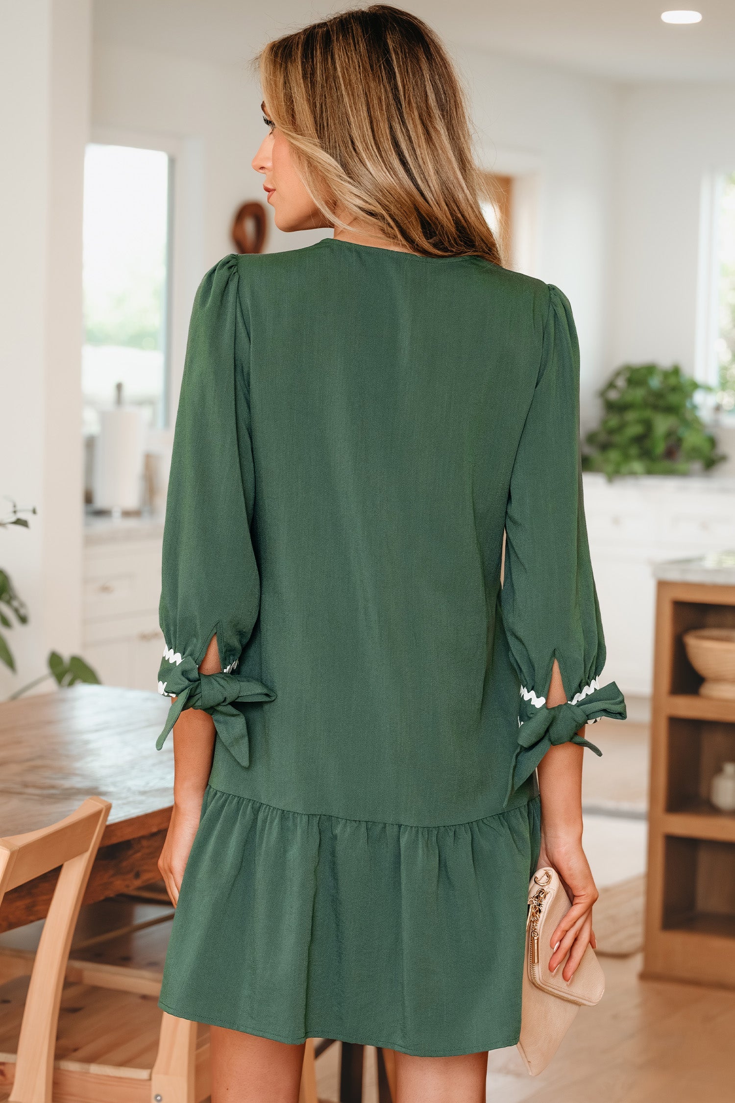 Xyla Bracelet Sleeve Shift Dress