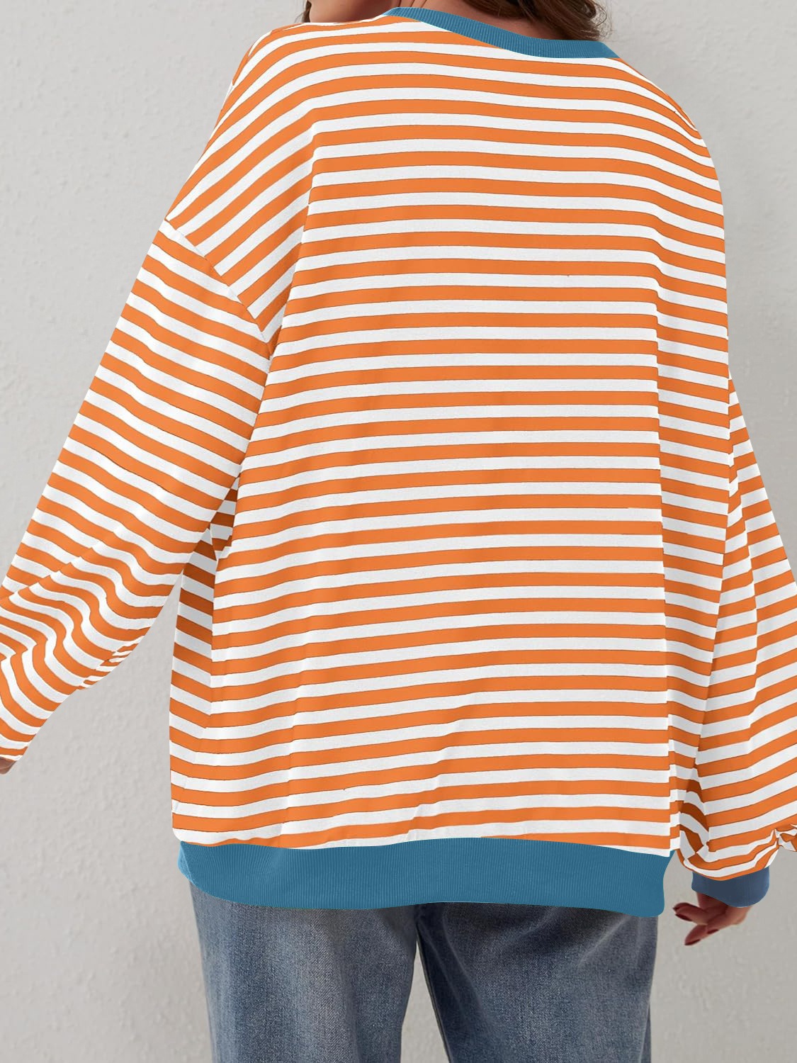 Relaxed Striped Pullover