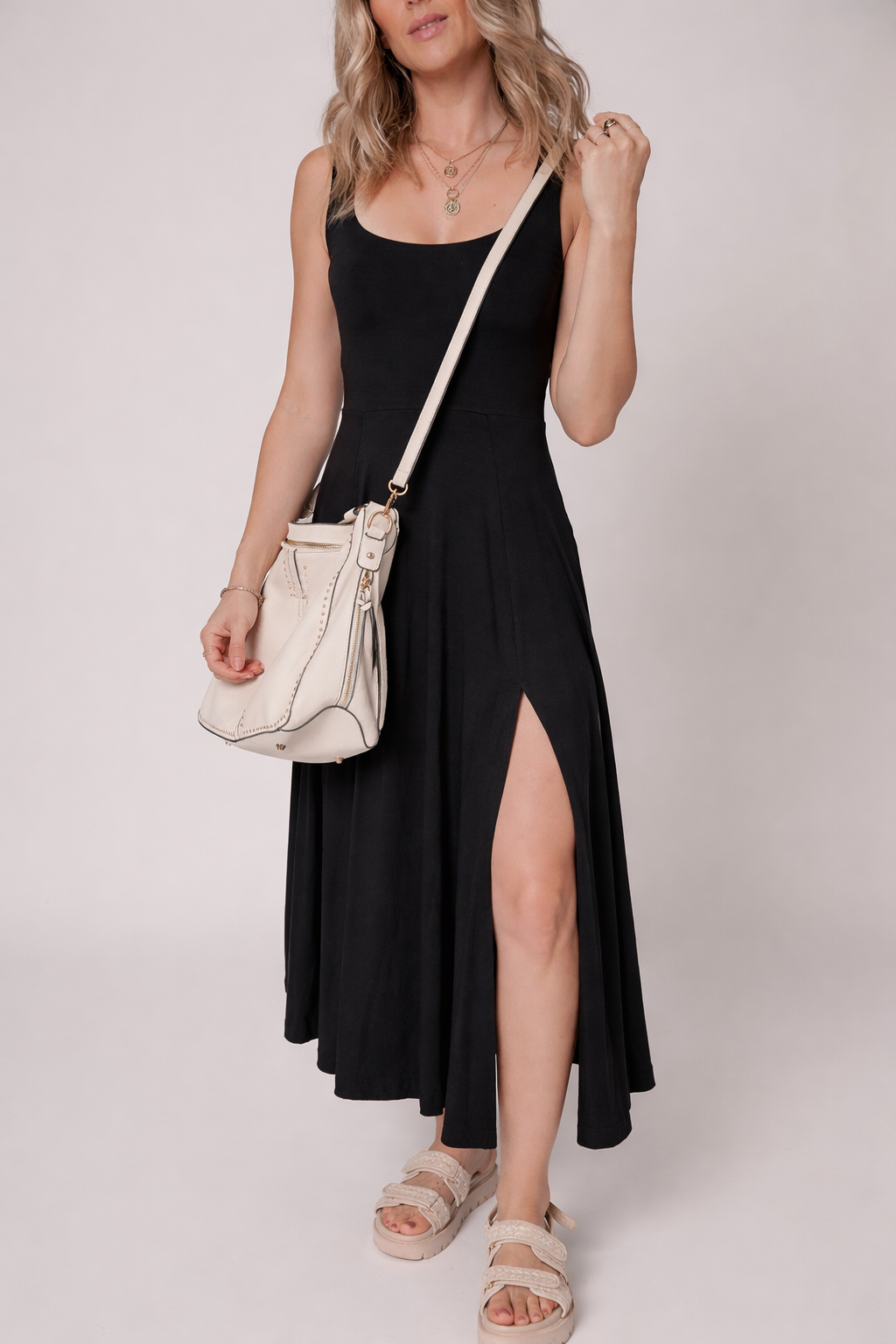 Indie Scoop Flared Midi Dress